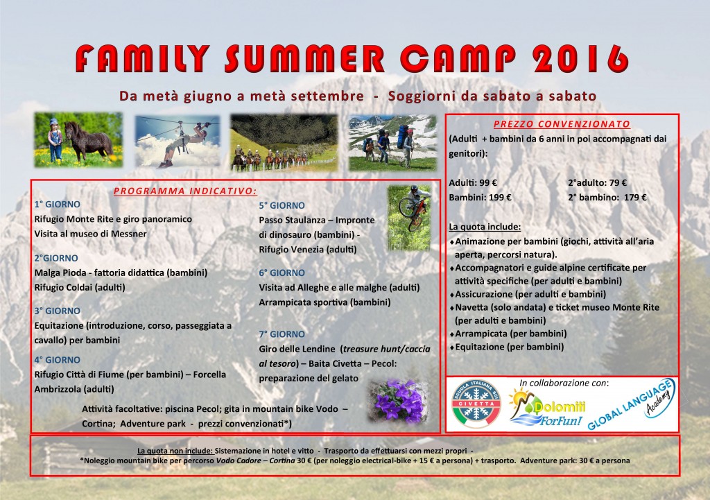 Summer camp 2016 flyer per hotel_italiano.pub